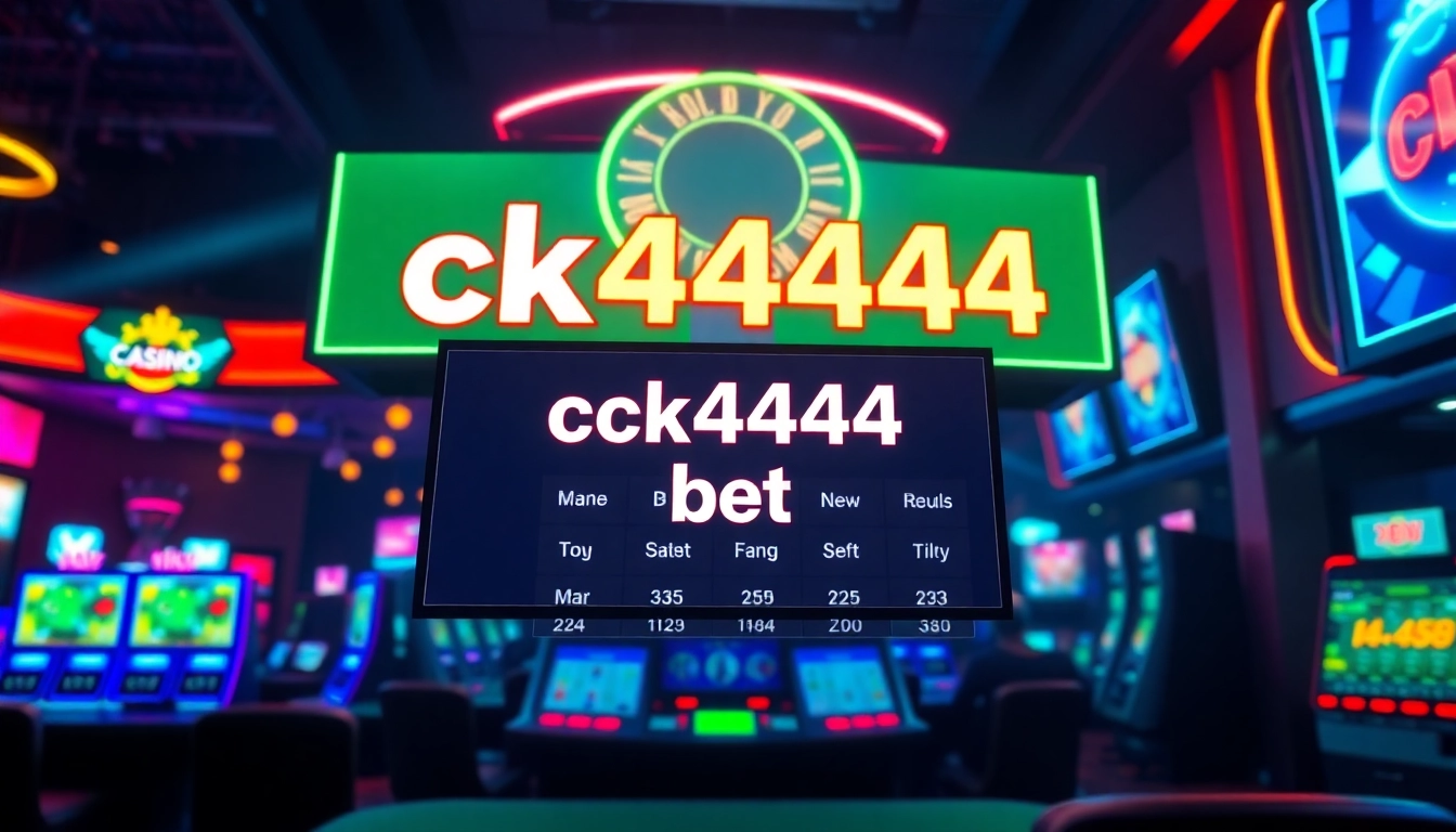 Engaging visual of a user placing a ck4444 bet on a sleek digital casino platform with lively colors and dynamic elements.
